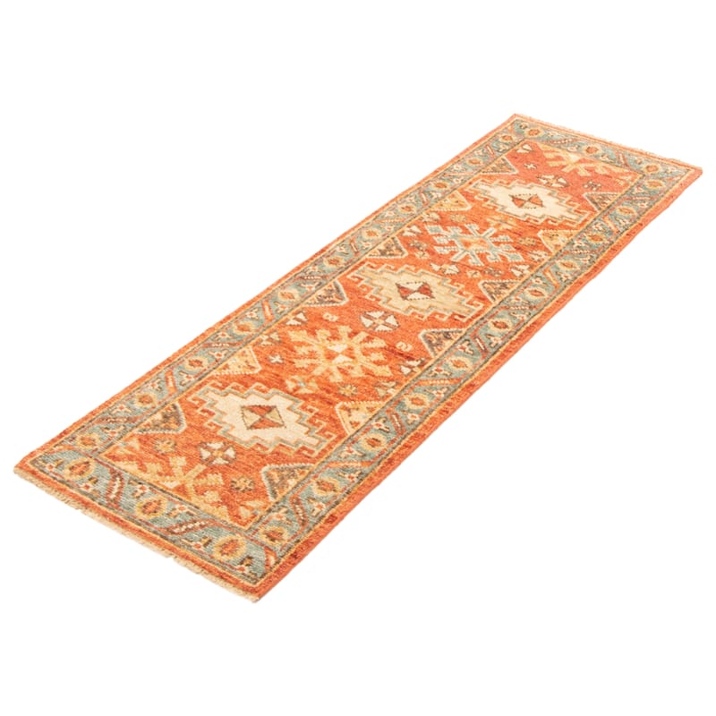 ECARPETGALLERY Hand-knotted Jules Serapi Red Wool Rug - 2'6 x 7'10