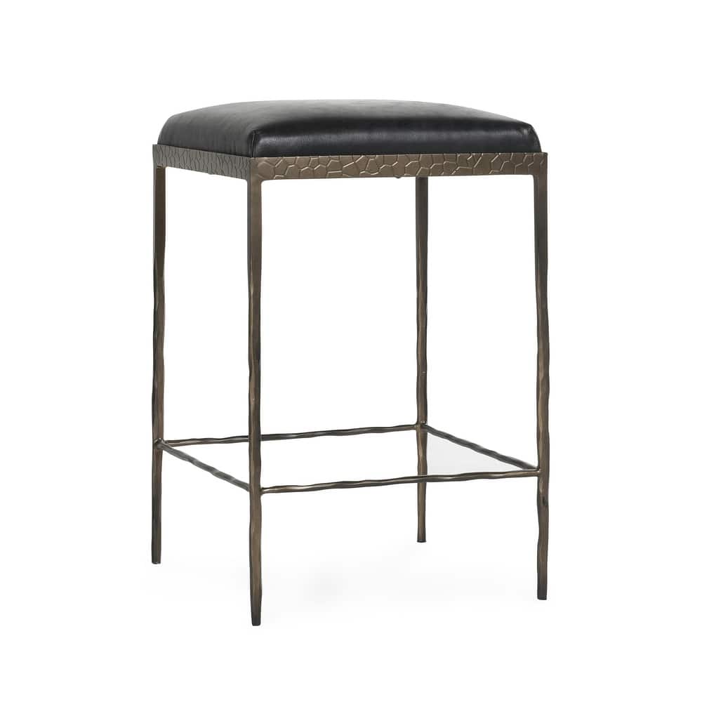 Classic Home Bose Leather Counter Stool
