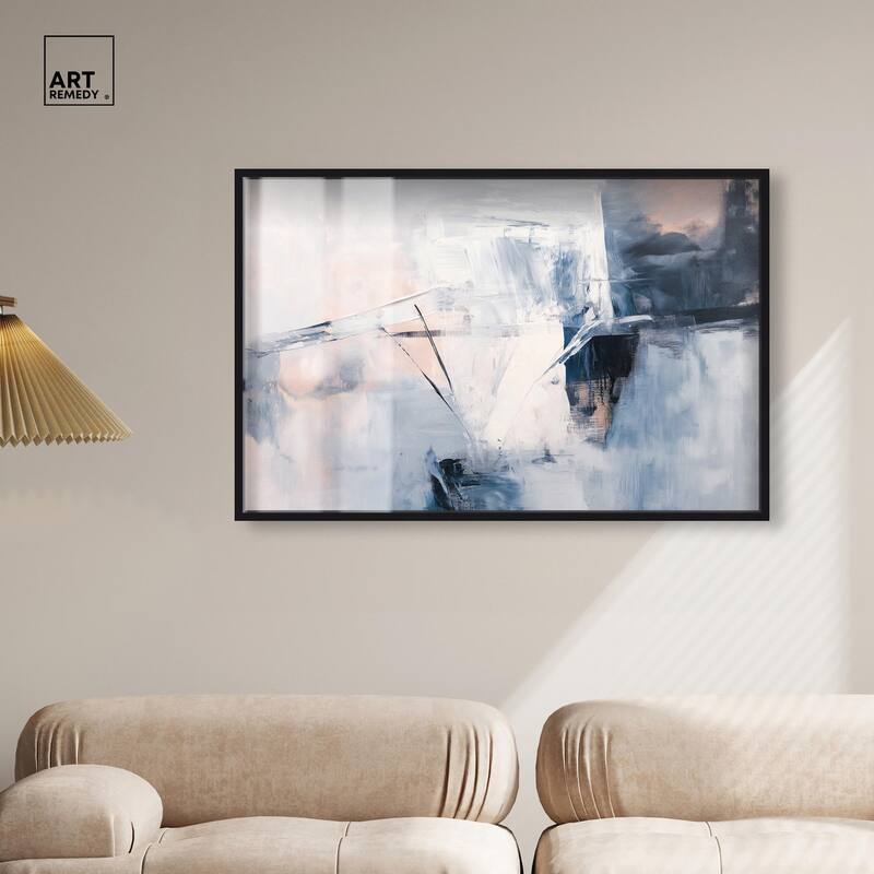 Blue Rapture I Shadowbox by Art Remedy