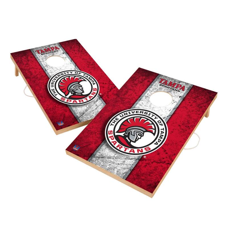 Vintage Tampa Spartans Regulation 2x4 Cornhole Set