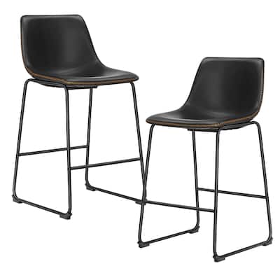 26-Inch Modern Bar Stools Set of 2, Counter Height