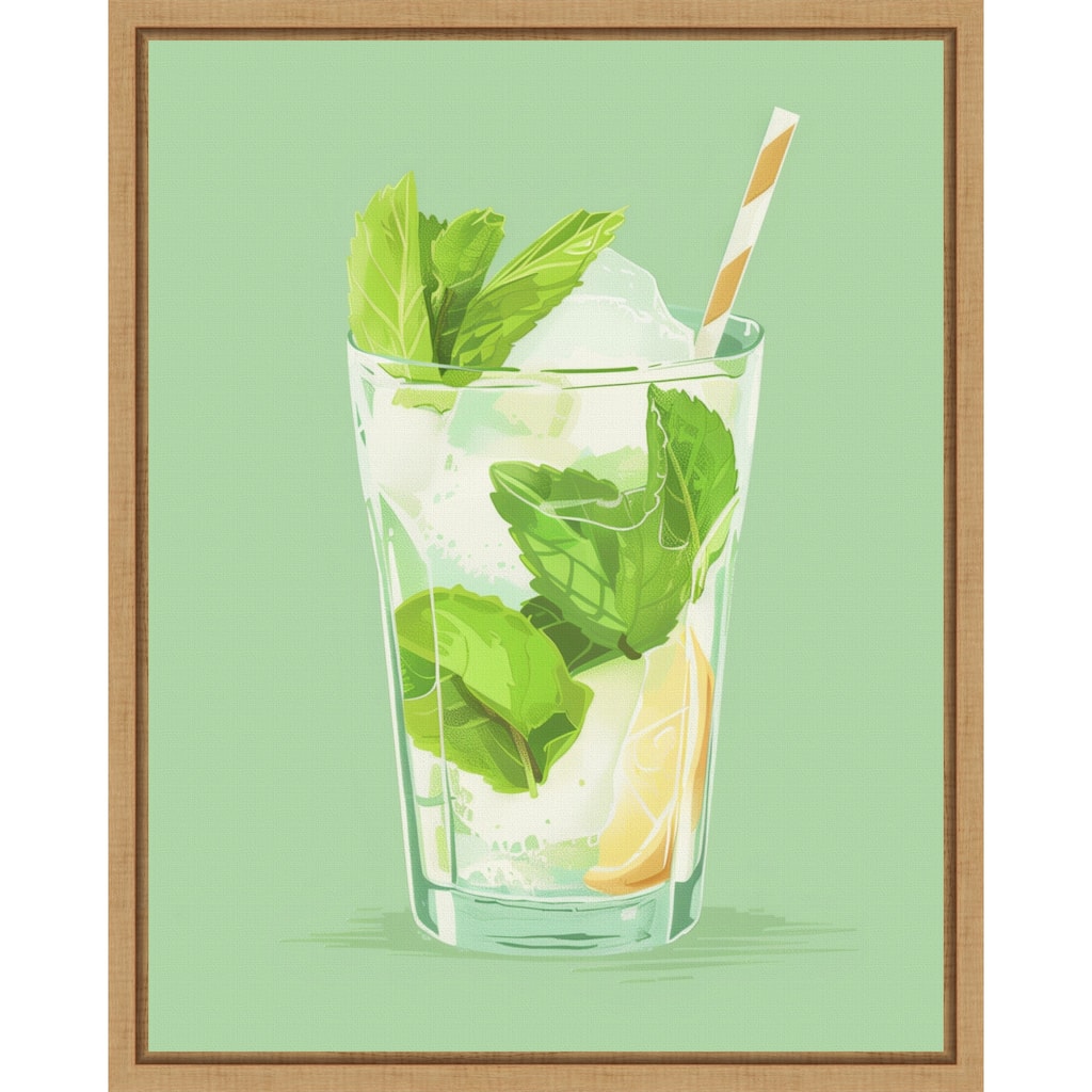 Mojito by Jolly and Dash (16 x 20 in.), Framed Canvas Wall Art Print