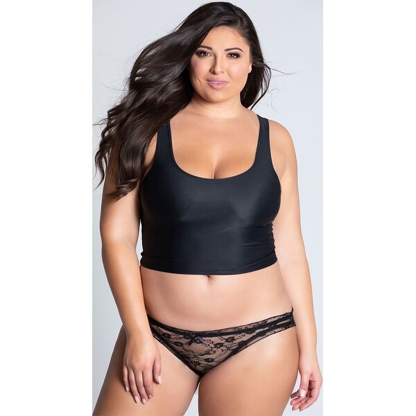 black lace panties plus size