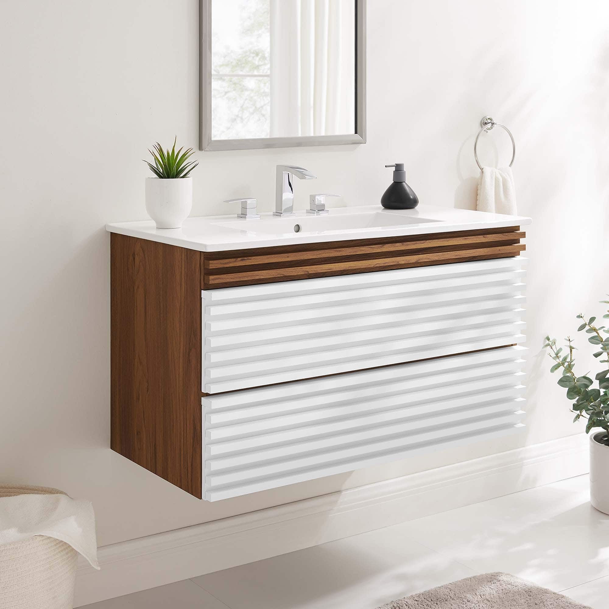 Option White Walnut White