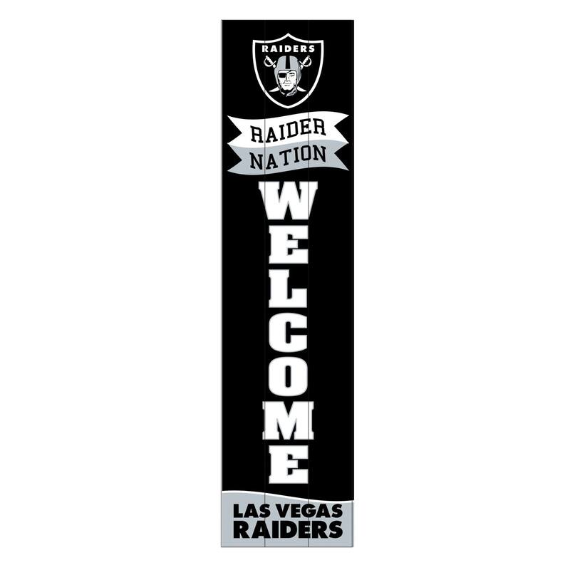 47" Porch Leaner Welcome Wall Sign, Las Vegas Raiders