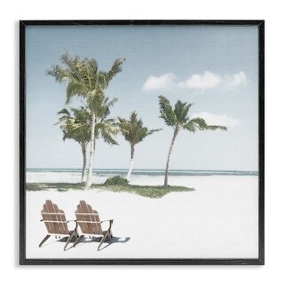 Stupell Sea Breeze Beach Scene Framed Giclee Art Design By Noah Bay ...