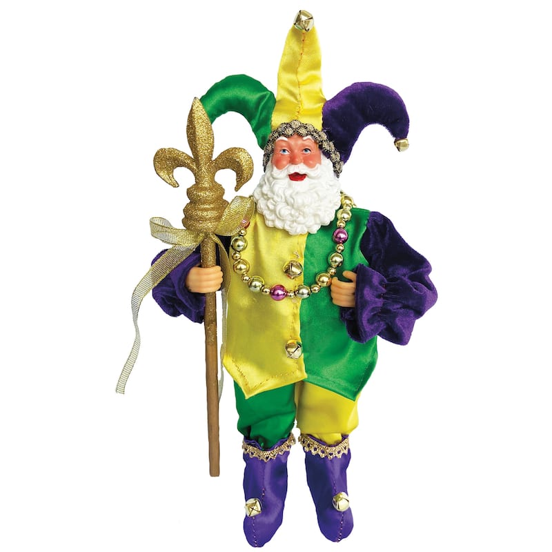 12" Mardi Gras Jester