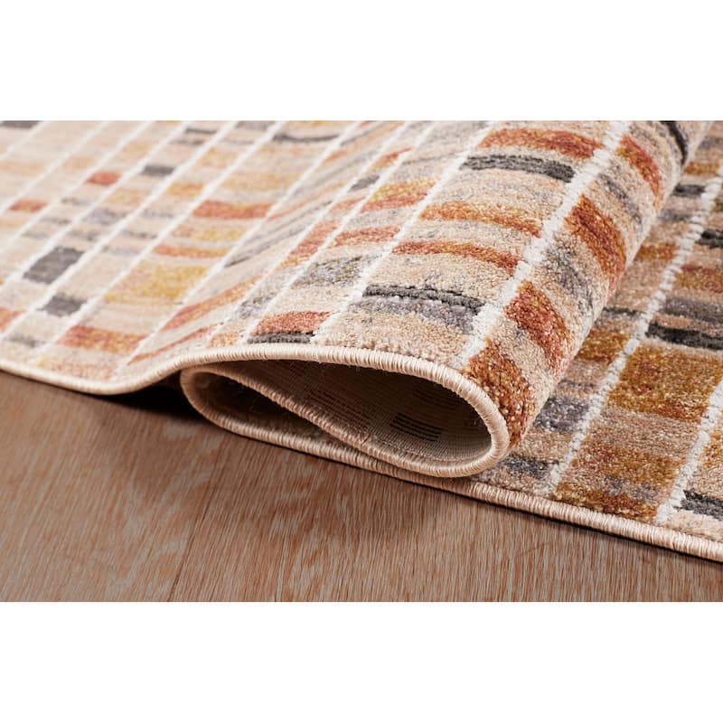 Terra by Obeetee Sahara ColorBlock Multi Rug