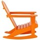 preview thumbnail 37 of 85, POLYTRENDS Laguna Adirondack Eco-Friendly Poly All-weather Outdoor Rocking Chair