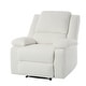 preview thumbnail 76 of 79, Vegan Leather Upholstered Push Back Manual Recliner Chair
