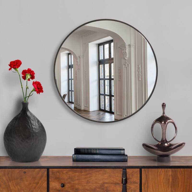 Balducci Round Mirror- Small - 20H X 20W X 1.5D