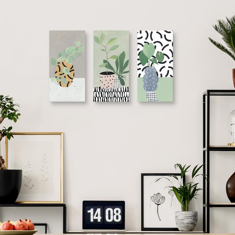Table Plant 3, 4, 5 Canvas Art Prints