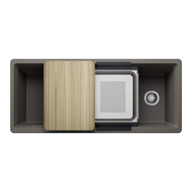 Blanco 443330 Inteos 45" Undermount Single Basin Granite Composite