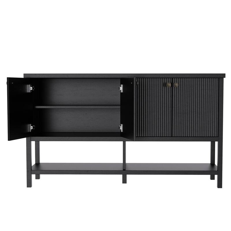 Morden Cabinet with Display for Kitchen and Living Room