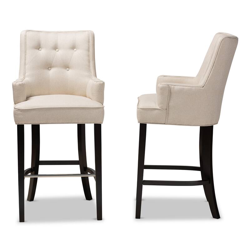 Aldon Modern and Contemporary 2-Piece Bar Stool Set