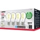 preview thumbnail 5 of 4, 10.5 Watt A19 LED 75 Watt Replacement Clear Medium base 3000K 120 Volt 4-Pack