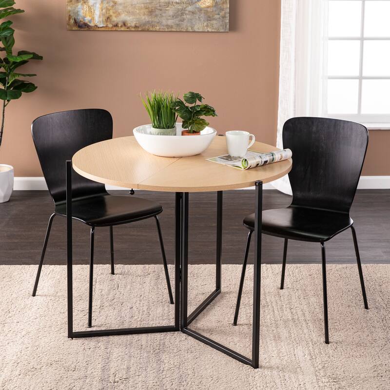 SEI Furniture Landon Round Folding Dining Table