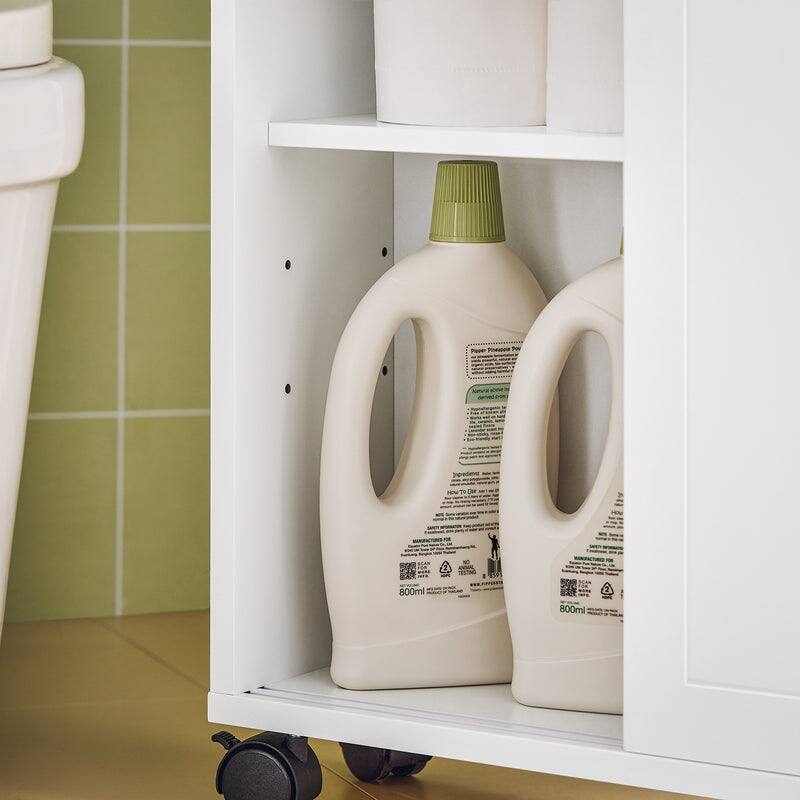 Haotian BZR31-W, Toilet Paper Storage Cabinet - White - White