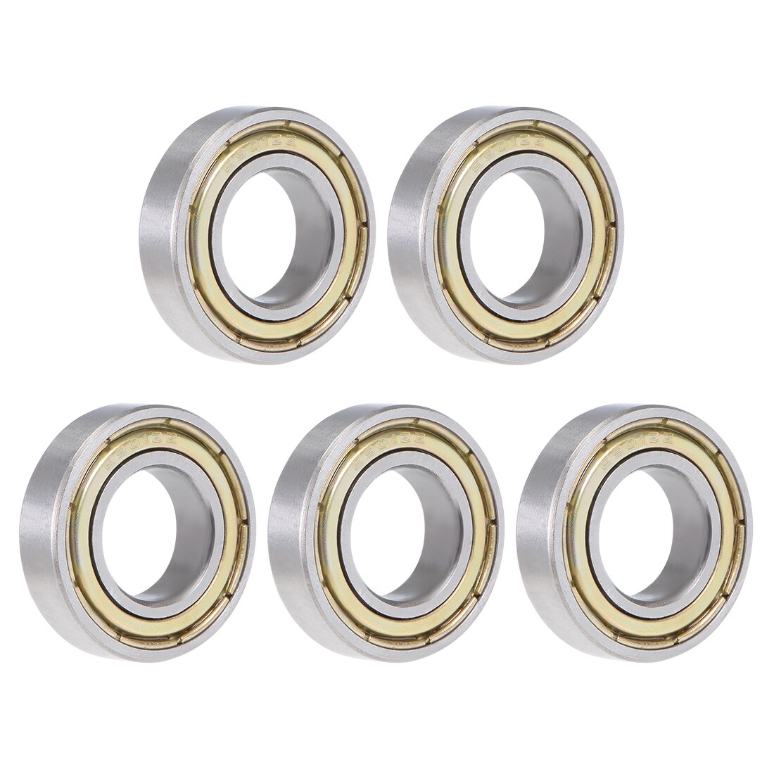 5pcs Metal Shielded Thin Wall Bearings Ball Bearings 682ZZ 2x5x2.3mm