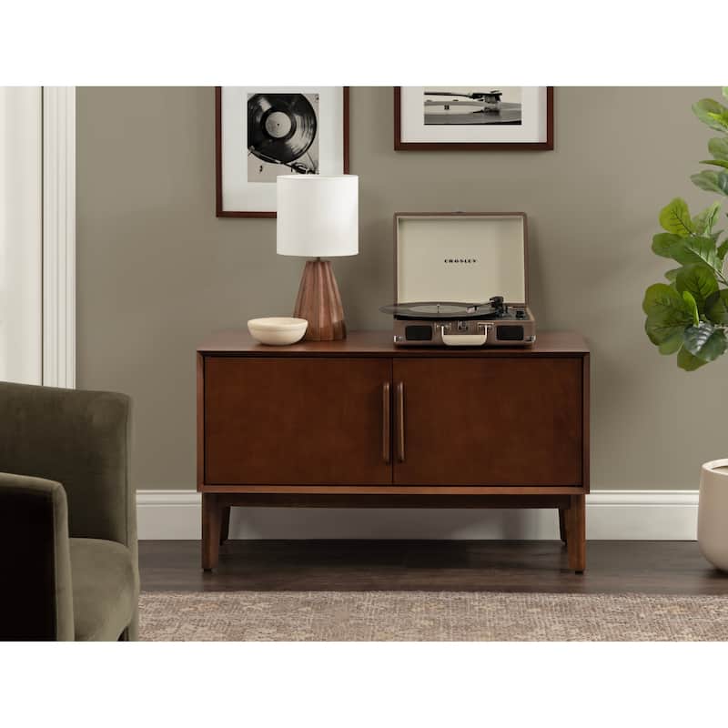 Kate and Laurel McCutcheon Floor Media Cabinet
