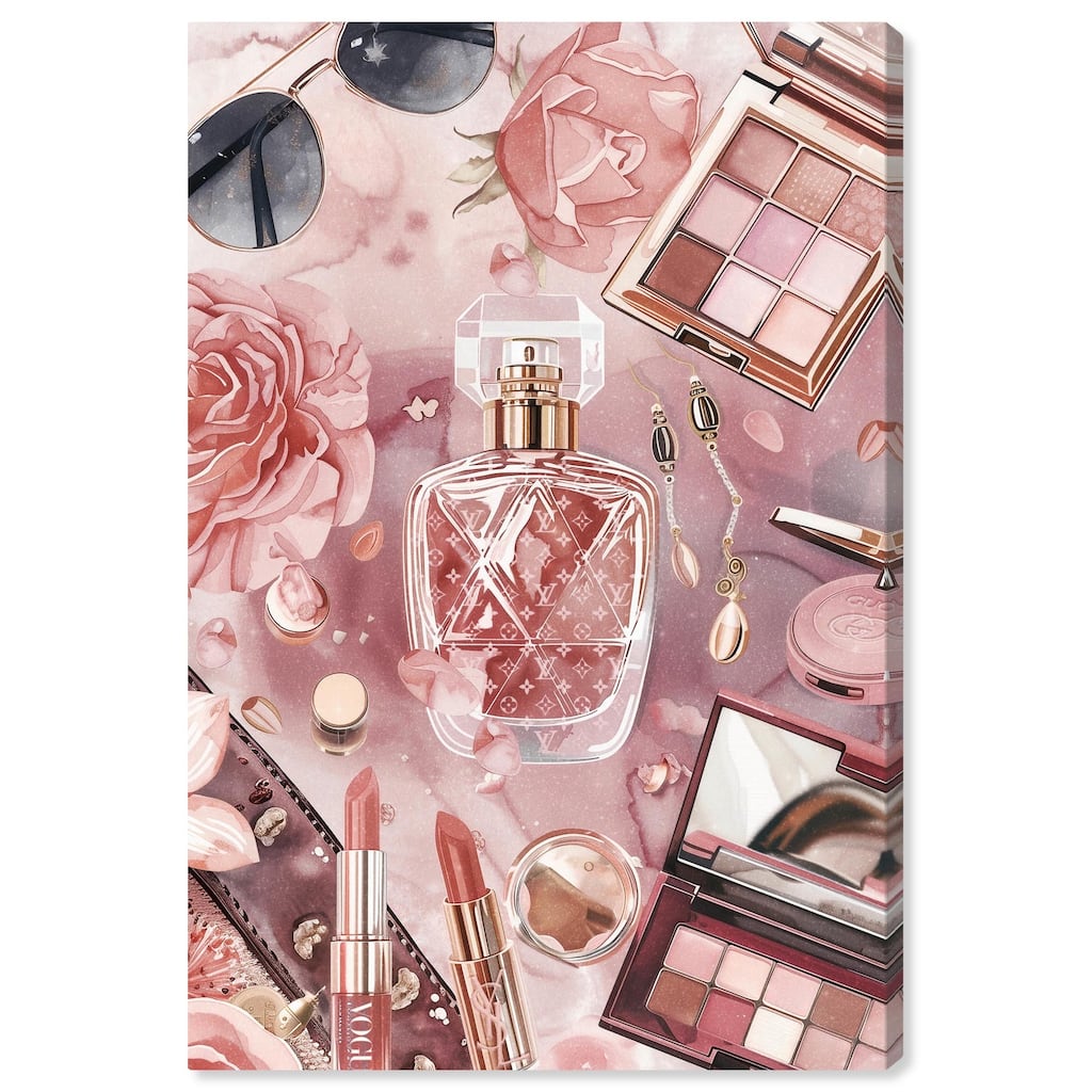 Glam Sparkle Lay Out II Canvas by Art Remedy, Gallery Wrapped