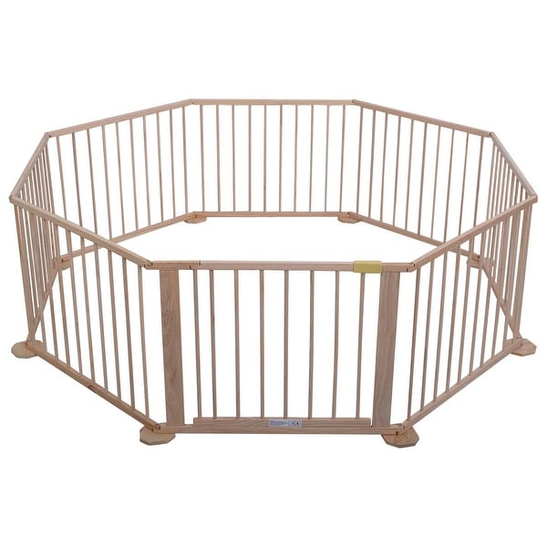 wooden baby playpen