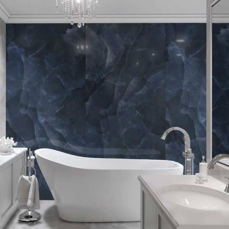 The Tile Life Geo Lust 24x48 Blue Porcelain Floor & Wall Tile