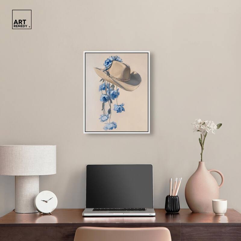 Brimming Blues II Canvas by Art Remedy
