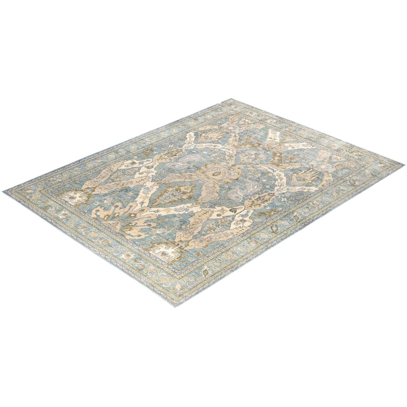 Serapi One-of-a-Kind Hand-Knotted Area Rug - Gray - 9' 2" x 12' 0"