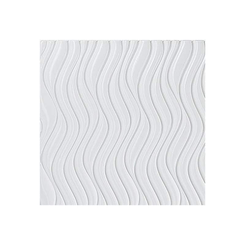 FASÄDE Current Vertical 4-foot x 8-foot PVC Wall Panel in Gloss White - Sample