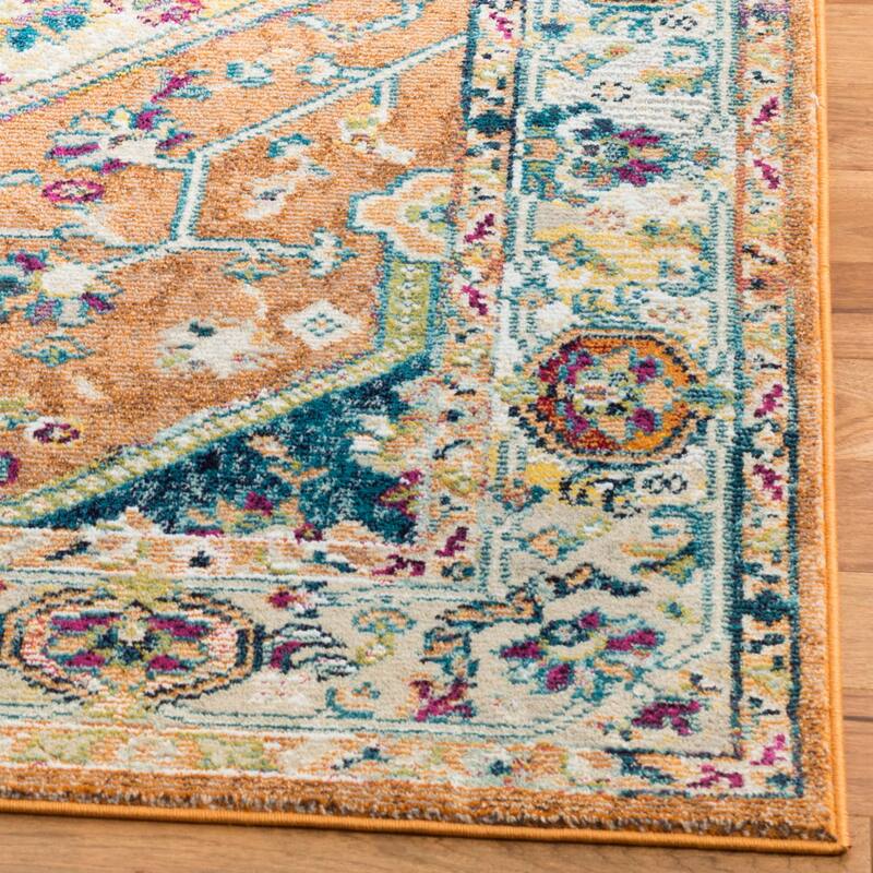 SAFAVIEH Savannah Basmah Boho Oriental Polyester Medallion Rug