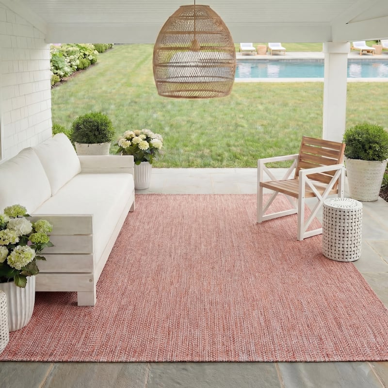 SAFAVIEH Courtyard Begajeta Indoor/Outdoor Waterproof Patio Backyard Rug.