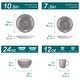 preview thumbnail 26 of 44, vancasso 32-Piece Exquisite Stoneware Dinnerware Set (Service for 8)