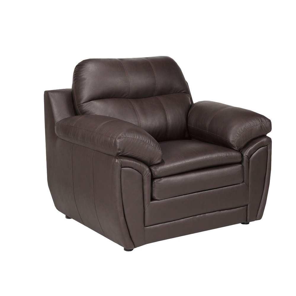 Simon Leather Gel Upholstered Chair