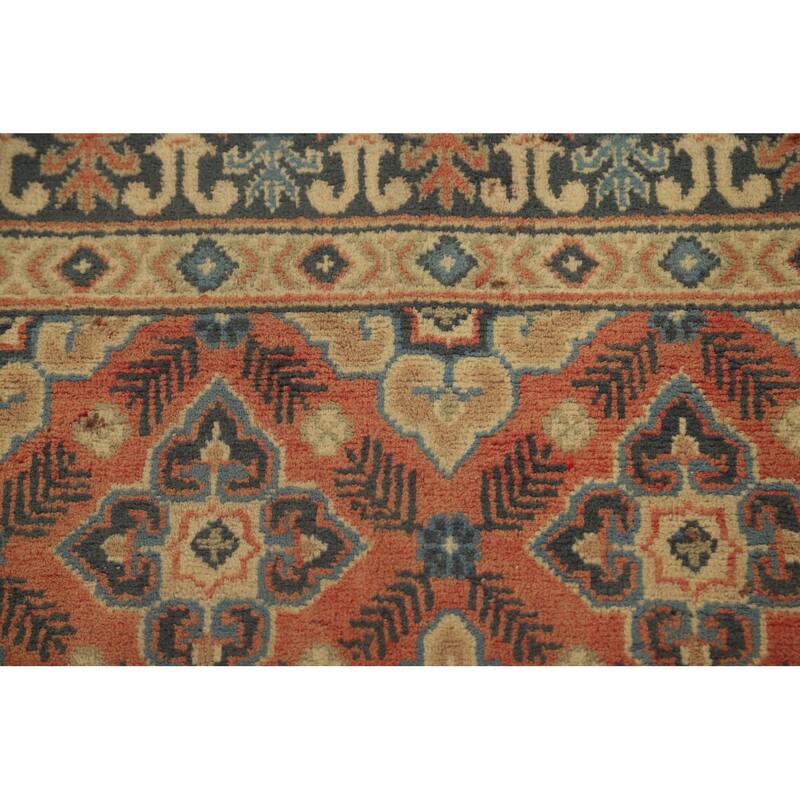 Traditional Hamedan Persian Vintage Runner Rug Handmade Wool Carpet - 2'10" x 12'2"