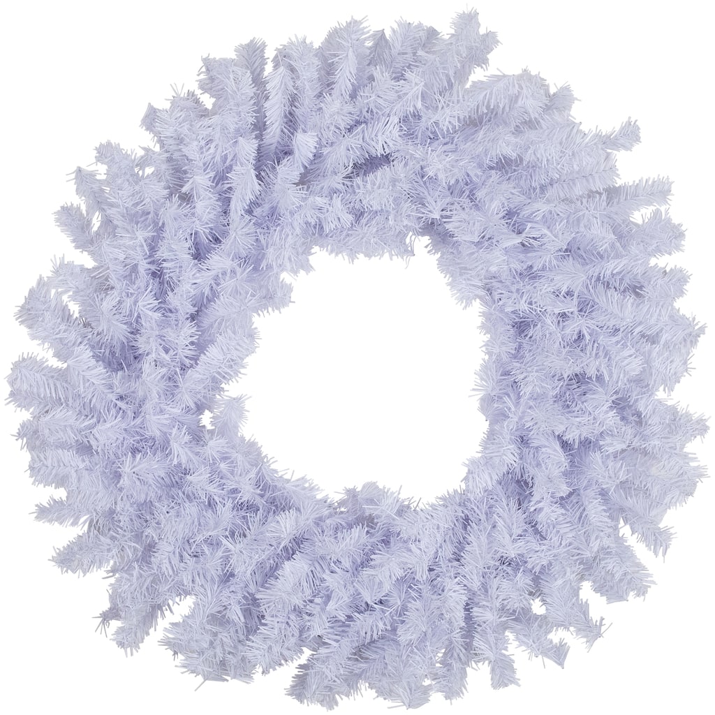 White Crystal Spruce Artificial Christmas Wreath - 20" - Unlit