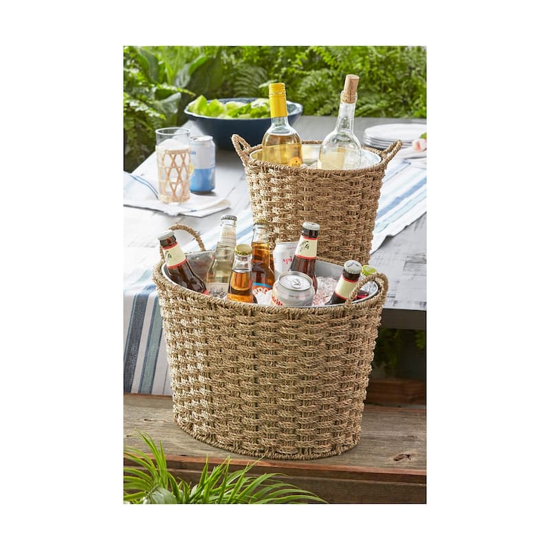 Seagrass Basketweave Icebucket