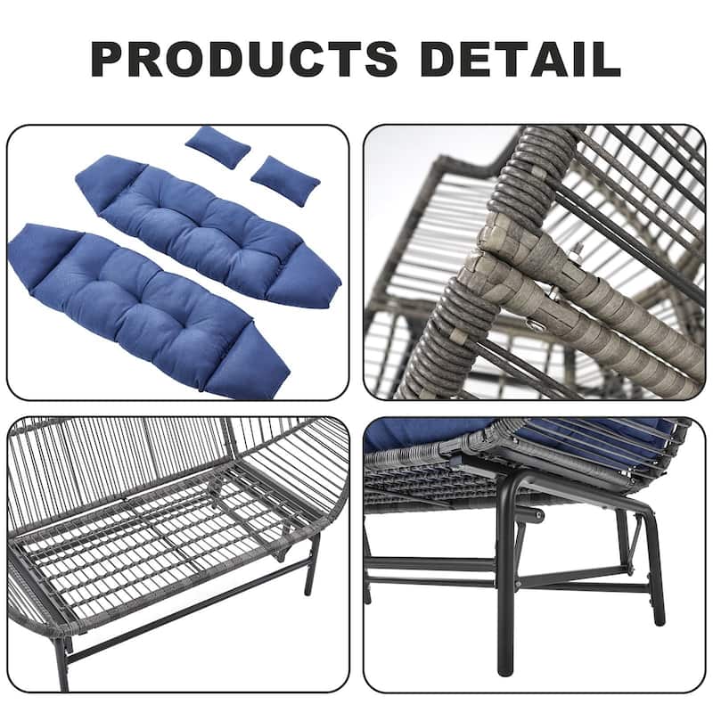 Pocassy Outdoor Egg Chair Garden Funiture