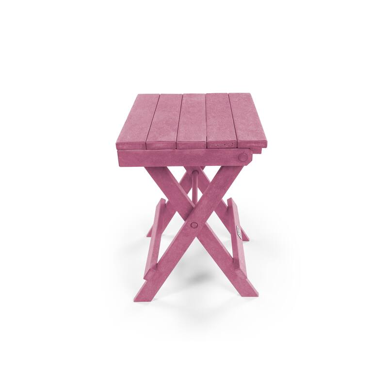 San Juan Fully Assembled All-Weather Recycled HDPE Outdoor Folding Bistro table