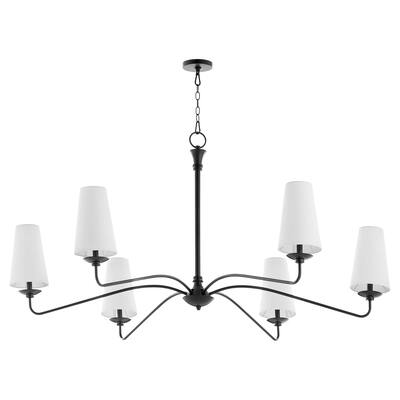 Quorum International 636-6 Euphora 6 Light 62" Wide Chandelier