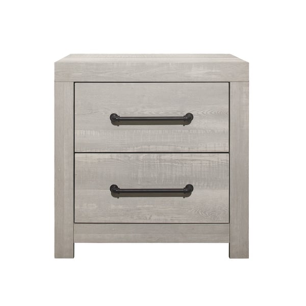 slide 2 of 3, Global Furniture USA Linwood White Wash Nightstand