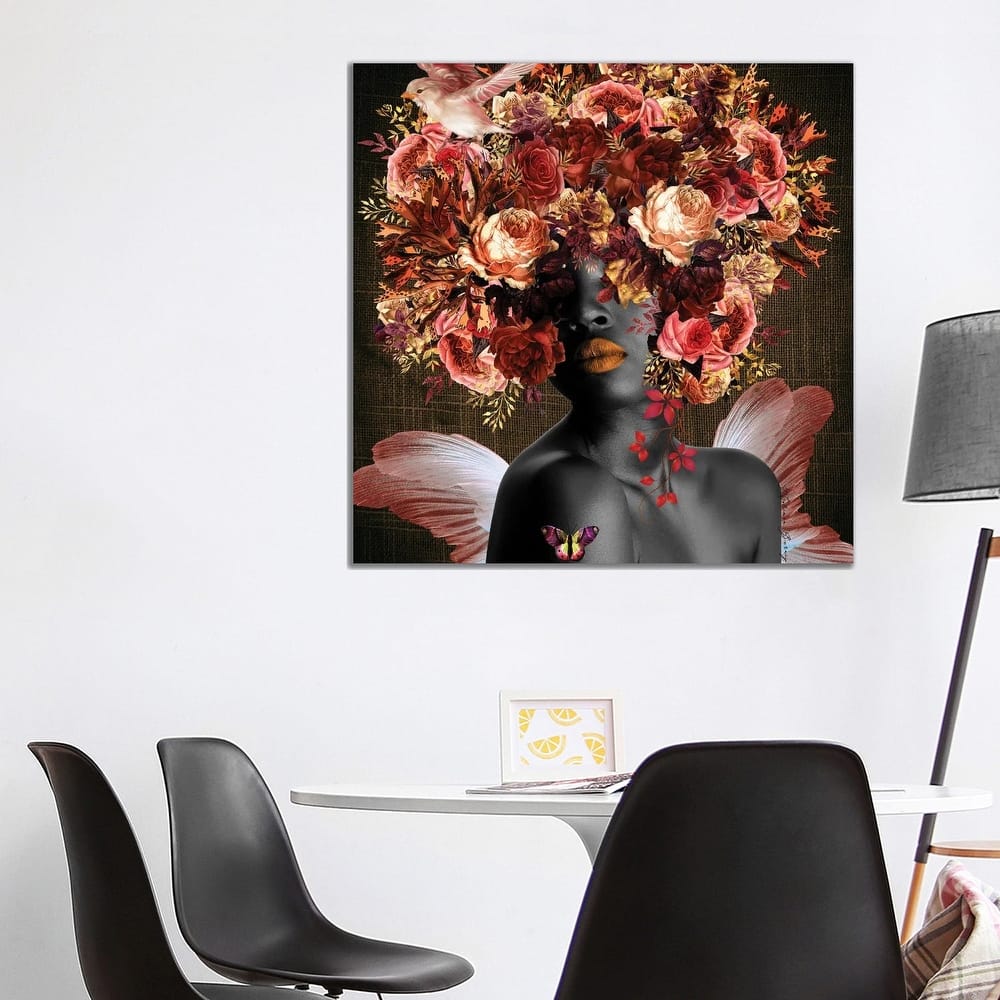 iCanvas "Angel In The Garden - Women In Bloom" by Yvonne Coleman Burney Canvas Print