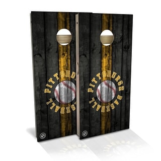 Pittsburgh Baseball Outdoor Cornhole Board Set