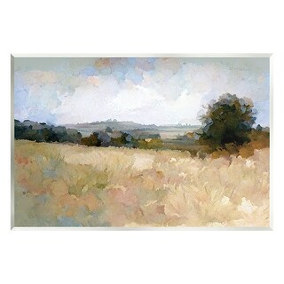 Stupell Beige Rural Field Wall Plaque Art Design By Gina Kelly - Bed ...