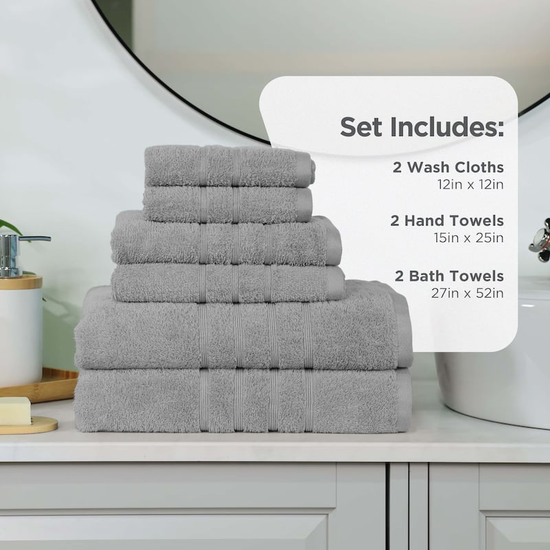 Martex Ultimate Solid 6 Piece Towel Set