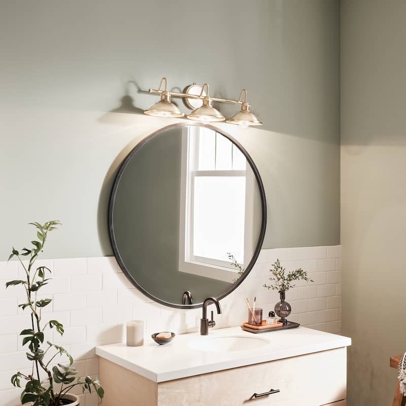 Kichler Lighting Clyde 26.5 in. 3-Light Champagne Bronze Vanity Light