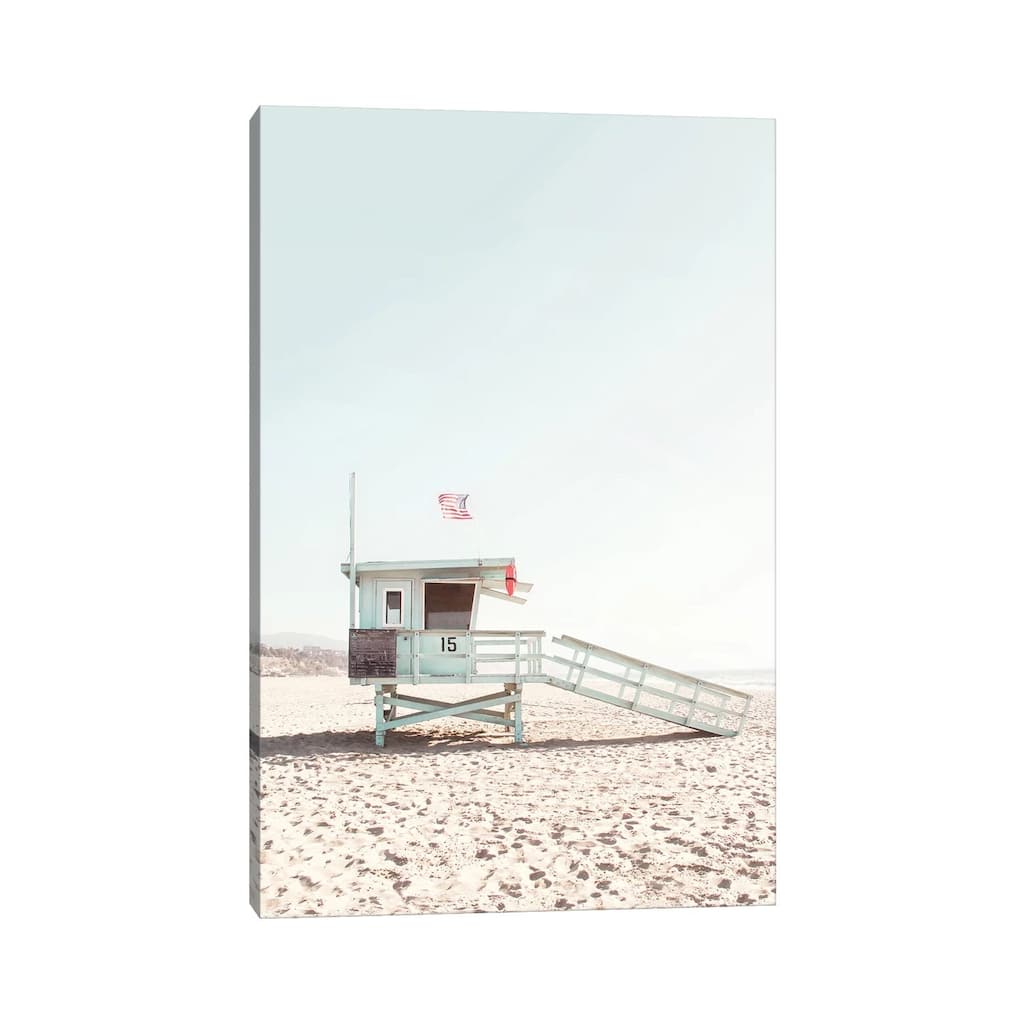 iCanvas "Lifeguard Hut" by Sisi & Seb Canvas Print