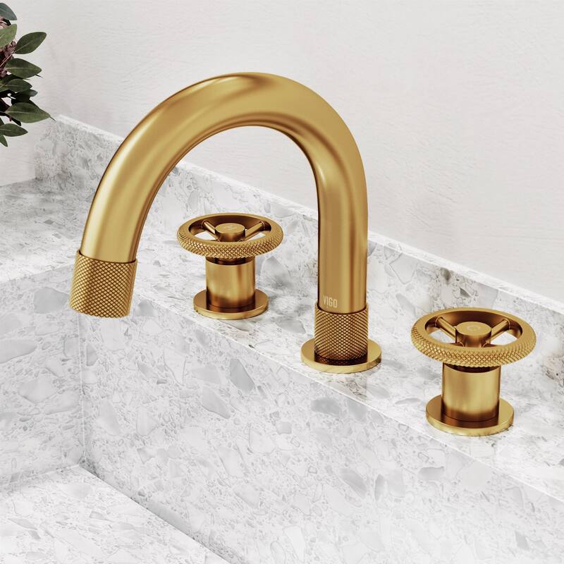 VIGO Wythe 8" H 2-Handle Widespread Bathroom Faucet