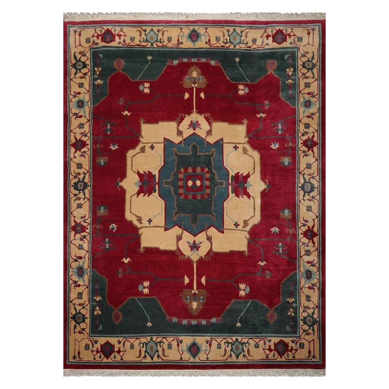 8'11''x12'7'' Hand Knotted Wool Tibetan Craft Plush Pile Tufenkian Rug - 8' 11'' x 12' 7''