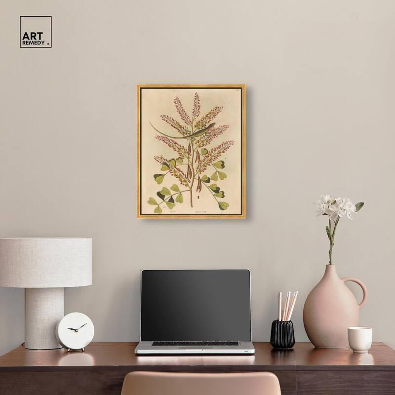 Green Lizard Canvas by Art Remedy